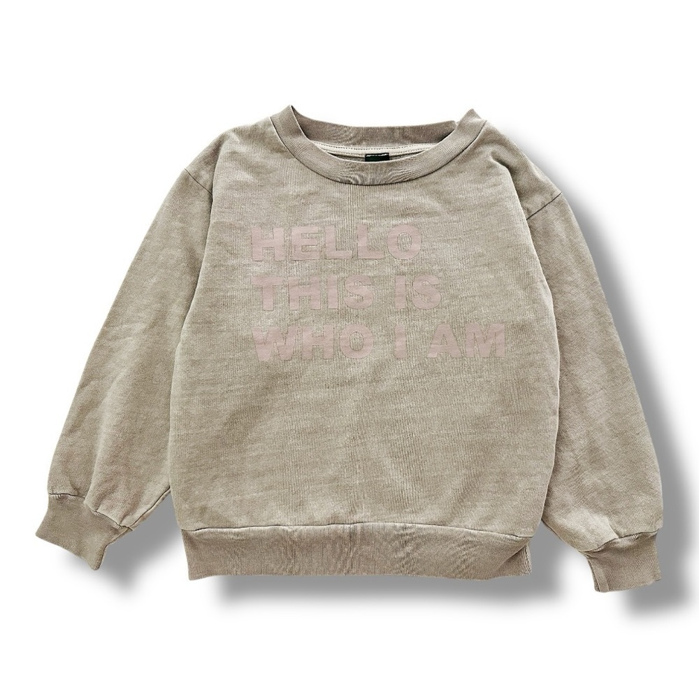 Bonmot | “This Is Who I Am” Crewneck Sweatshirt (2-3 yrs)